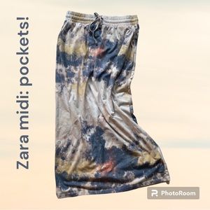 🍁 $10 / 3 for $20  Zara midi/maxi with pockets 🧚🏻‍♀️